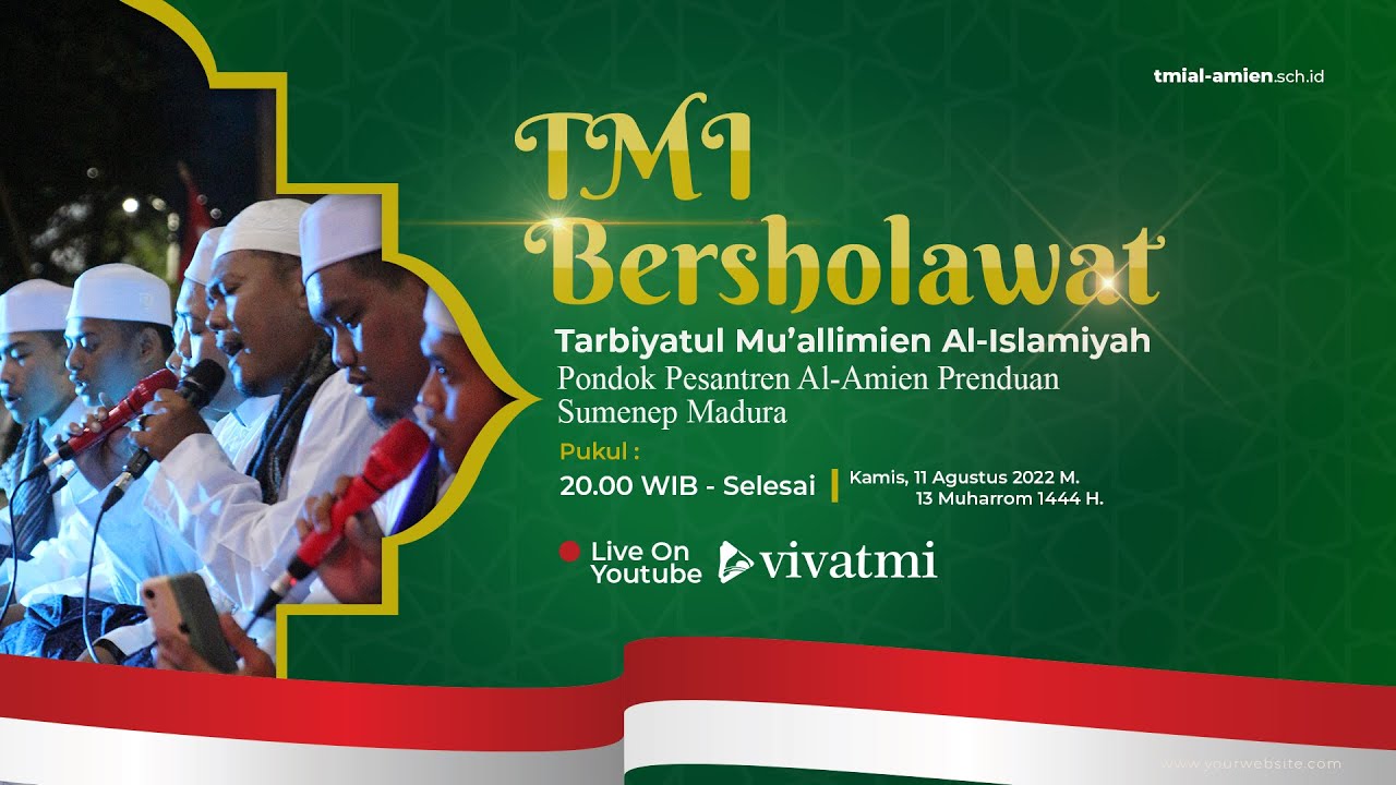 TMI BERSHALAWAT - TMI Al-Amien Prenduan | 11 Agustus 2022