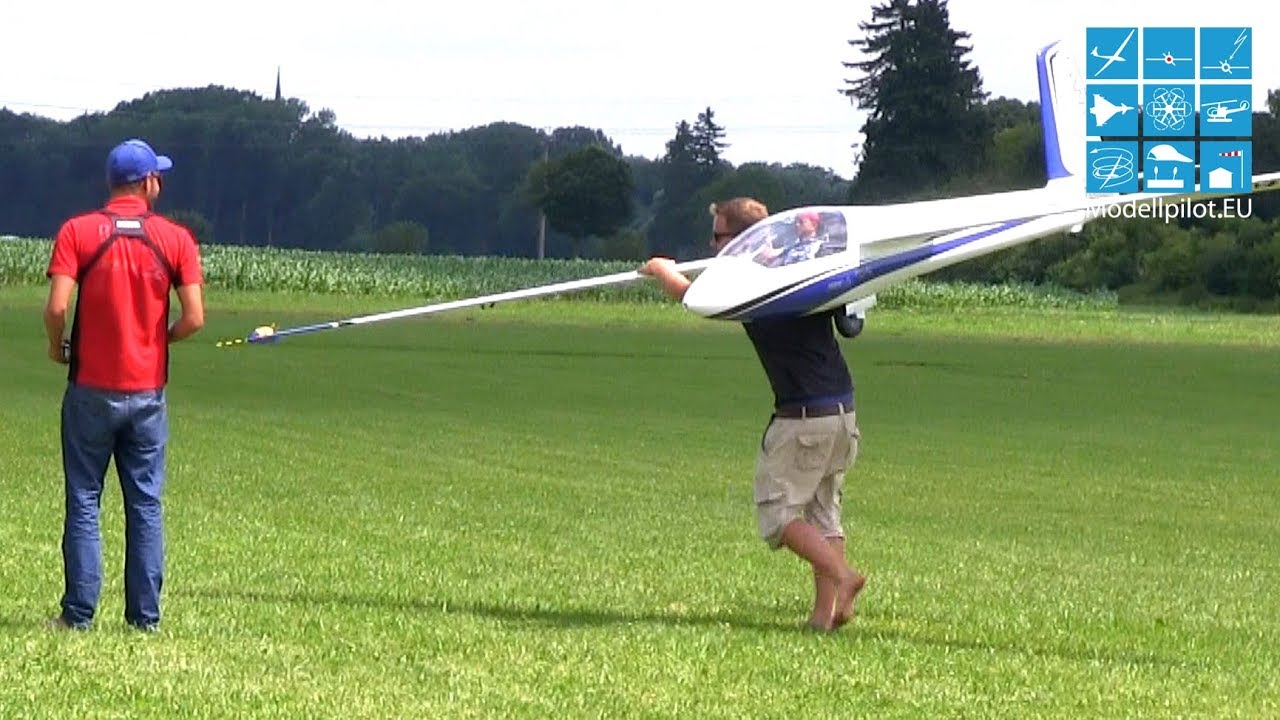 SWIFT S1 M 1:2,2 GERNOT BRUCKMANN RC GLIDER AEROBATIC AIRSHOW SMOKE FLIGHT BRUCKMANN MODELLBAU