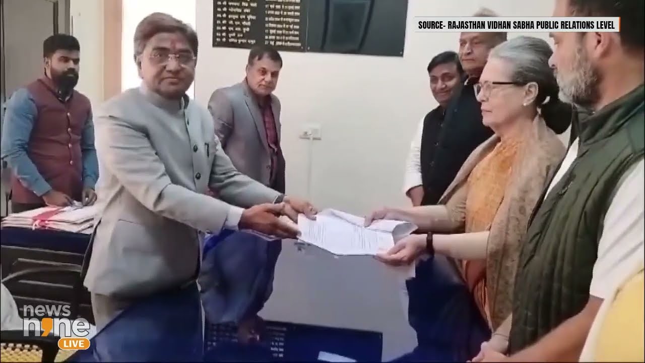 Sonia Gandhi's Political Transition: Lok Sabha to Rajya Sabha | Rajasthan Nomination | News9