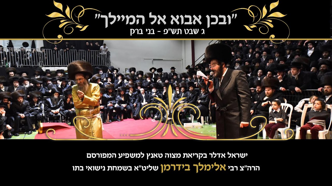 ישראל אדלר בקריאת מצוה טאנץ רבי אלימלך בידרמן | Yisroel Adler - Elimelech Biderman - Mitzvah Tantz