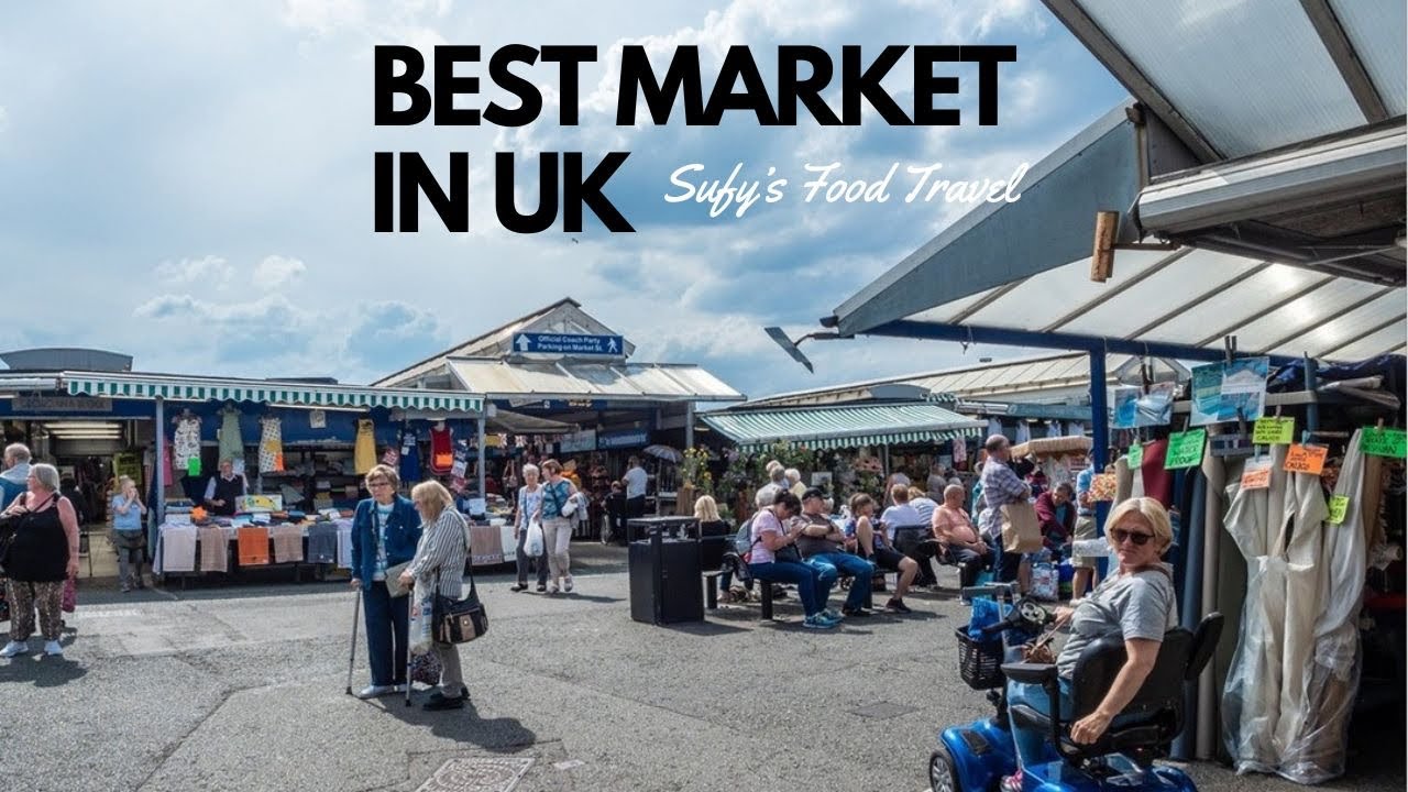 Local Traditional Shopping || Famous Bury Market Walking Tour || Local English Market ||