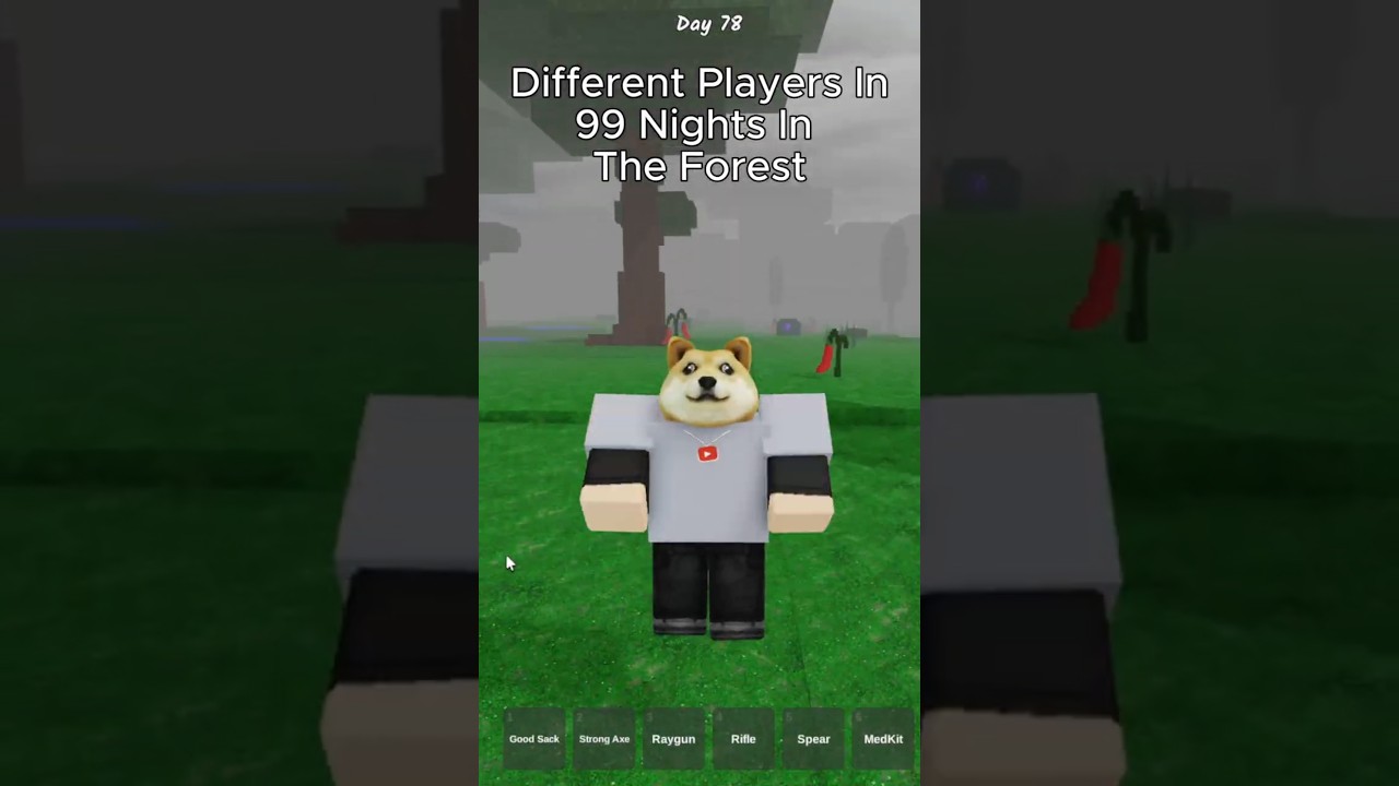Types Of 99 Nights In The Forest Players... #roblox #99nightsinaforest #99nights #viralshort