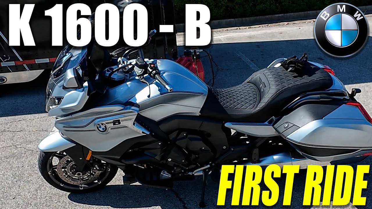 BMW K 1600 B -  First Ride (6-Cylinder Bagger!)
