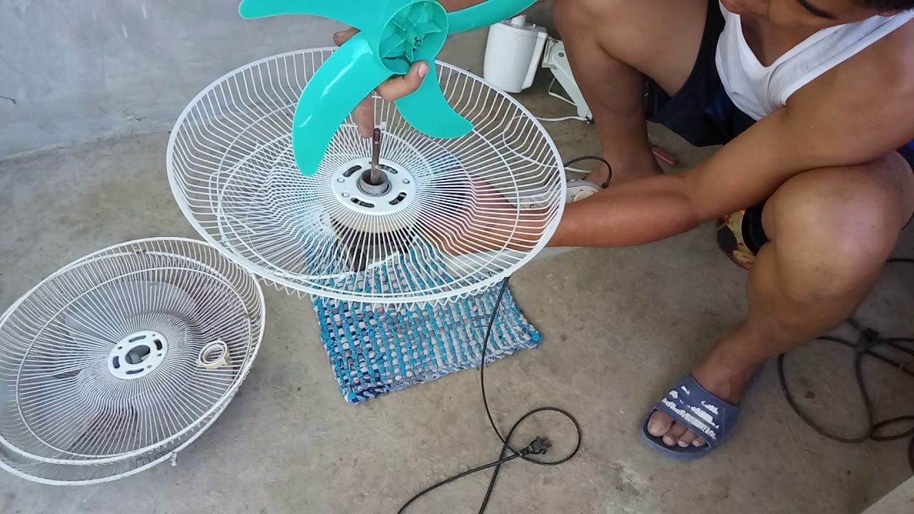 How to replace electric fan blade and fan guard