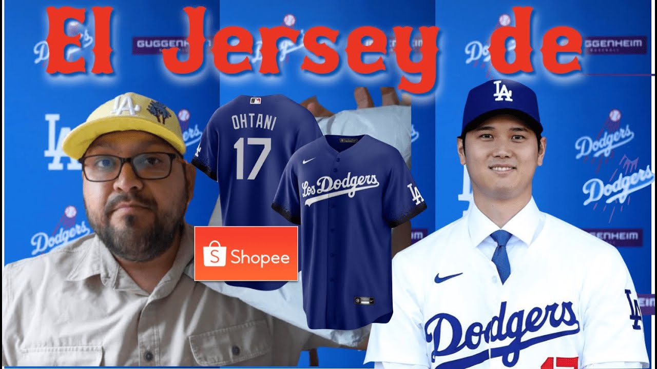 Comprando el JERSEY de  SHOHEI OTHANI de LOS DODGERS de LOS ANGELES | Comparándolo con uno original
