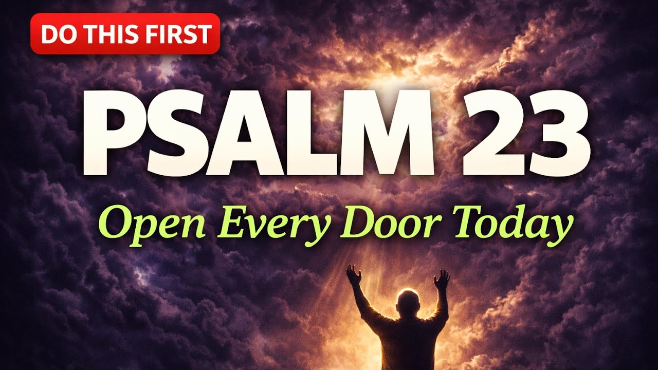 COMMAND YOUR MORNING: Pray Psalm 23 & Watch God Open Doors
