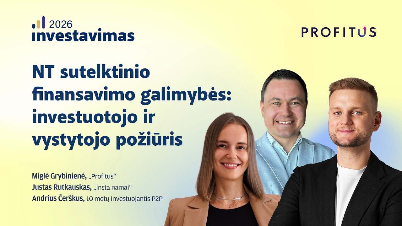 NT sutelktinio finansavimo galimybės: investuotojo ir vystytojo požiūris