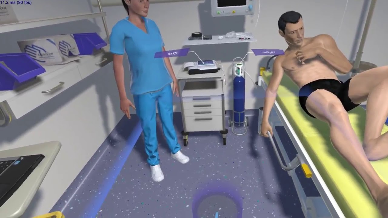 Virtual clinical case with Virtual Reality simulation - Pneumothorax