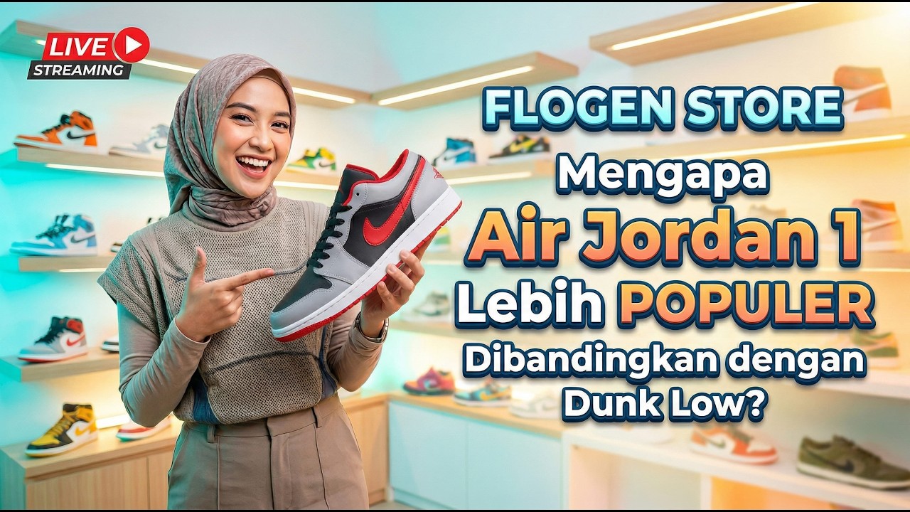 Mengapa Air Jordan 1 Lebih POPULER Dibandingkan dengan Dunk Low? #nikeoriginal