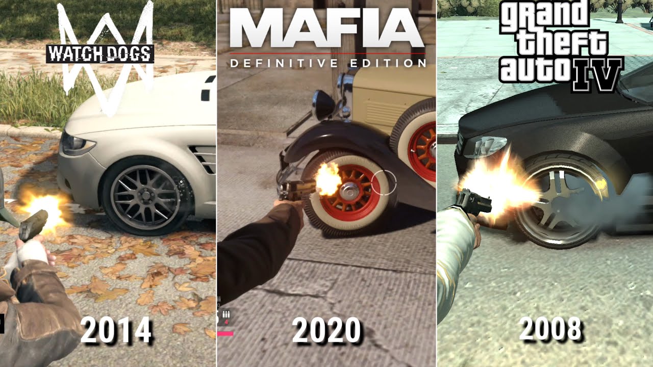 Watch dogs VS Mafia DE VS GTA 4 - Which one is Better ?