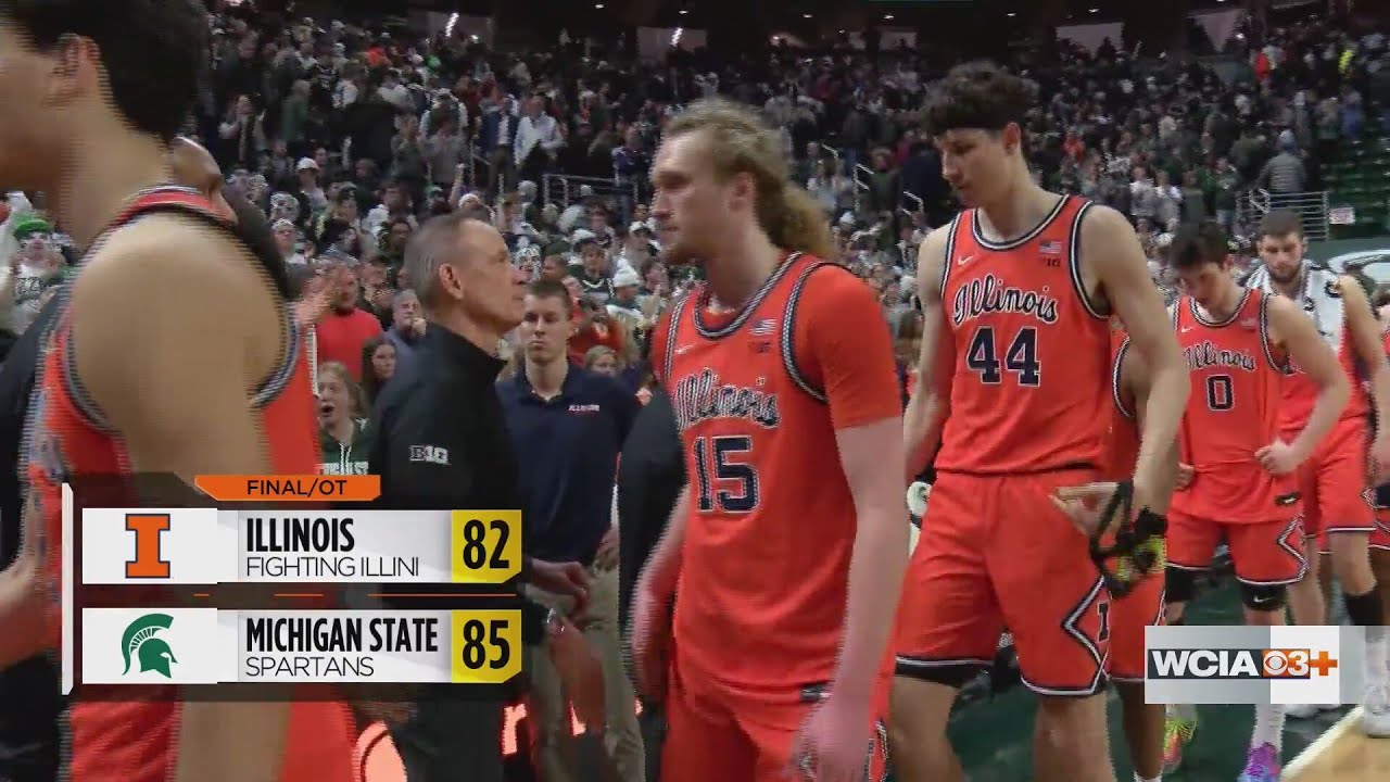 HIGHLIGHTS: Illinois falls in overtime to Michigan State