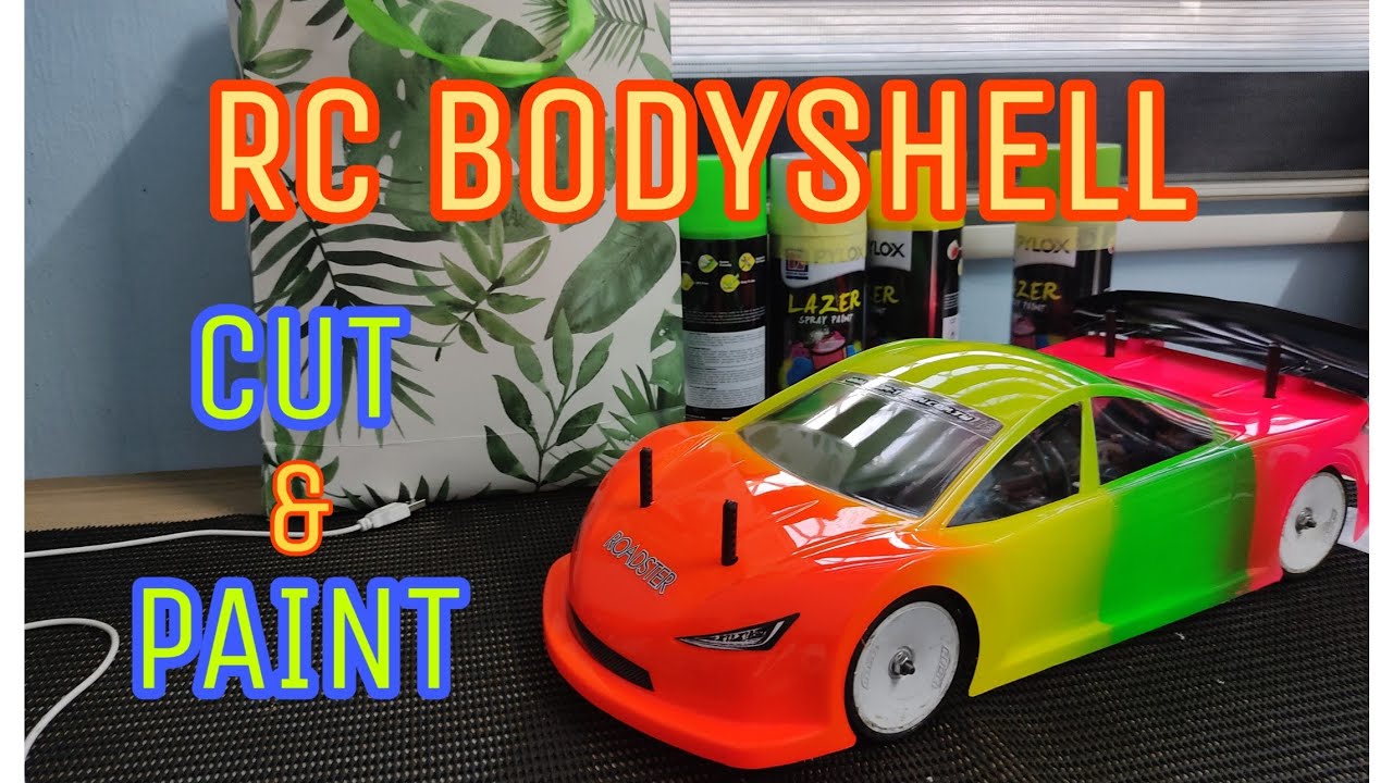 RC Bodyshell Cut & Paint using Pylox Laser