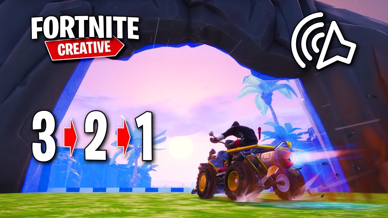How to REMOVE Barriers & AUTOMATED Race Start + Sounds! - Fortnite Creative