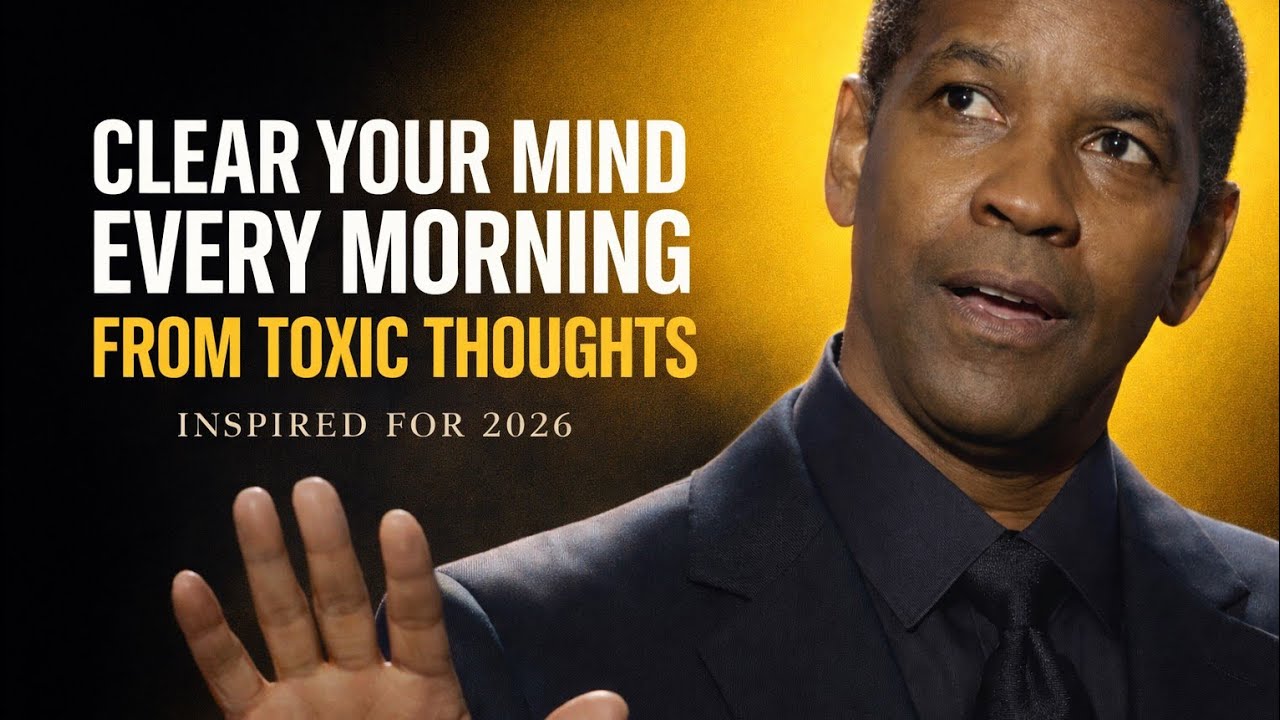 CLEAR YOUR MIND FROM TOXIC THOUGHTS – Reclaim Focus & Inner Peace - DENZEL WASHINGTON MOTIVATION