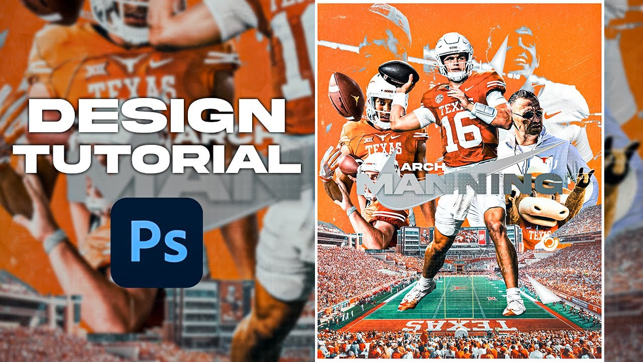 Sports Graphic Design Tutorial | Create Pro Photoshop Edits FAST