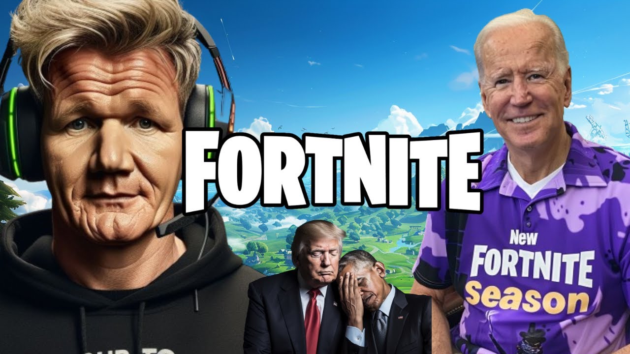 Presidents Play Fortnite with Chef Gordan Ramsay