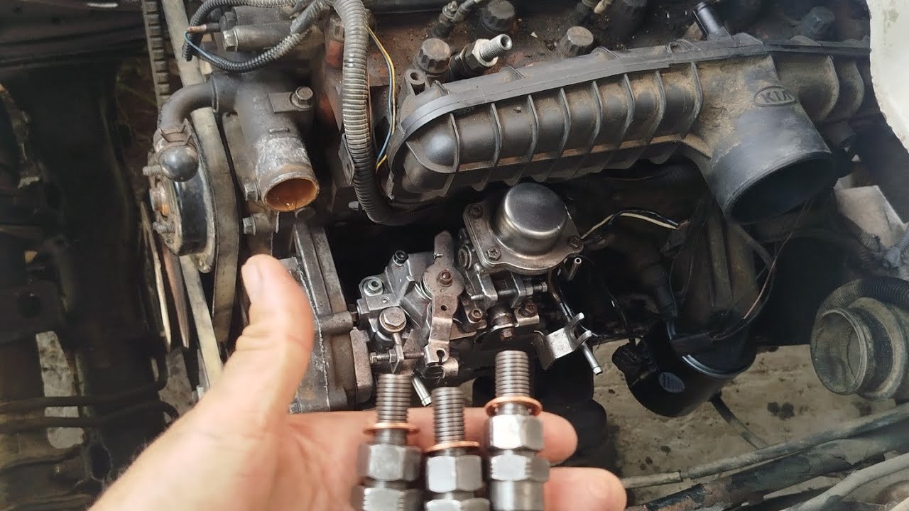 Para bajar la bomba de inyección Kia j2