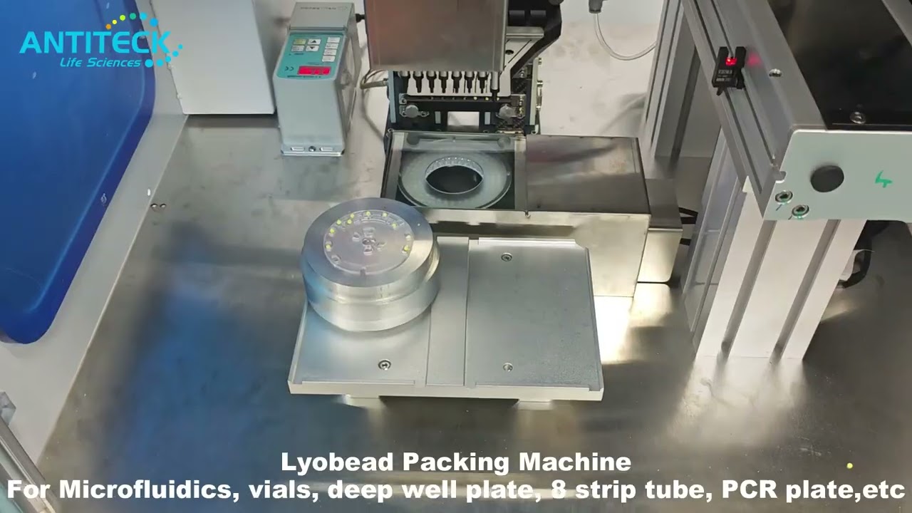 Lyobeads Packing Machine 2026 - Lyophilized Bead Manufacturing - For Microfluidics/Vials/Well Plate