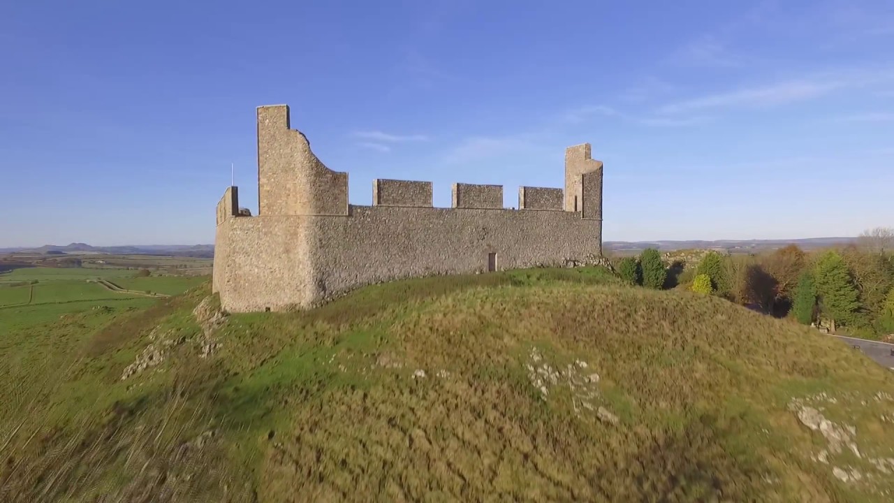 Drone Video of Hume Castle, Scottish Borders