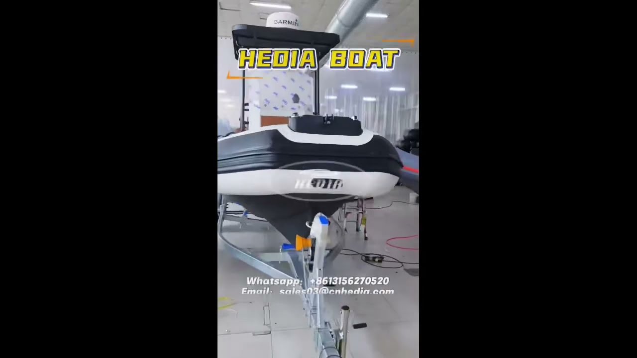 Hedia aluminum rib boat DL700 orca tube material