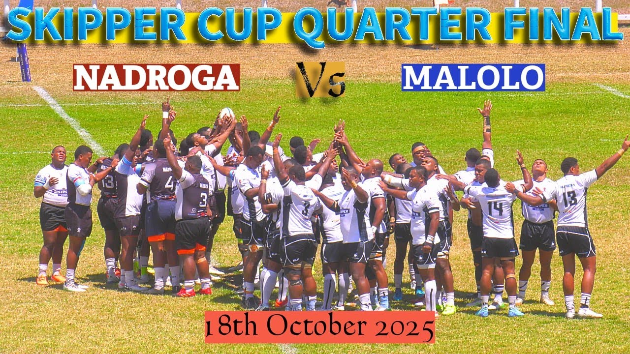 Skipper Cup Quarterfinal.  Nadroga Vs Malolo 18th October 2025. At Lawaqa park, Sigatoka.