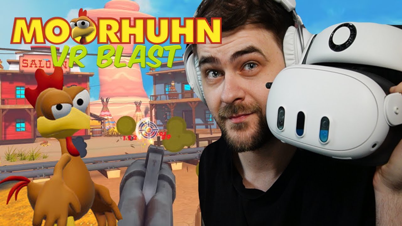 Kurka Wodna ale to VR - Moorhuhn VR Blast