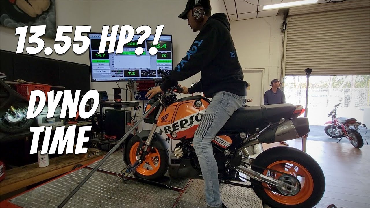 2022 Honda Grom Dyno Tune & Runs