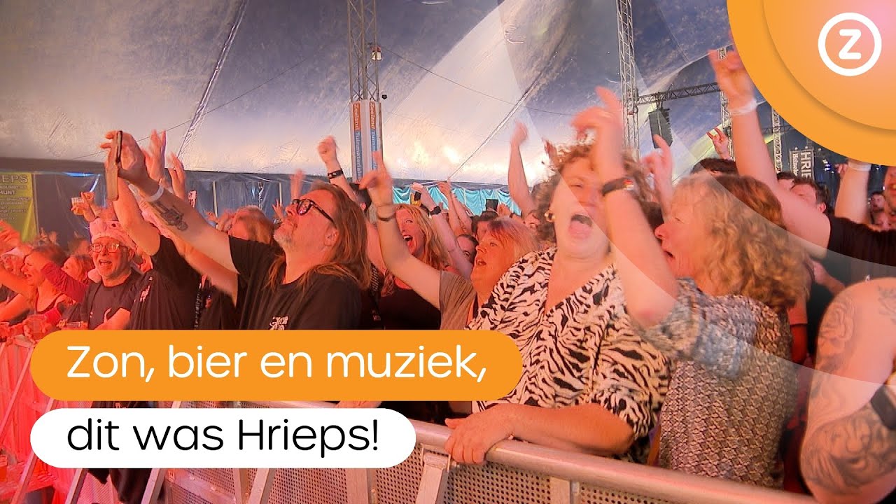 Zon, bier en muziek, dit was Hrieps!