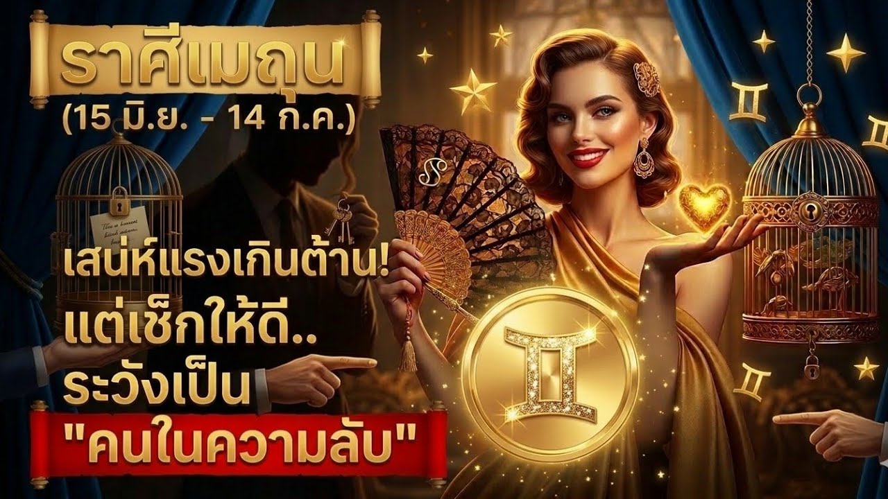 🔮 ดูดวงไพ่ยิปซี ราศี เมถุน เดือนเมษายน 2569