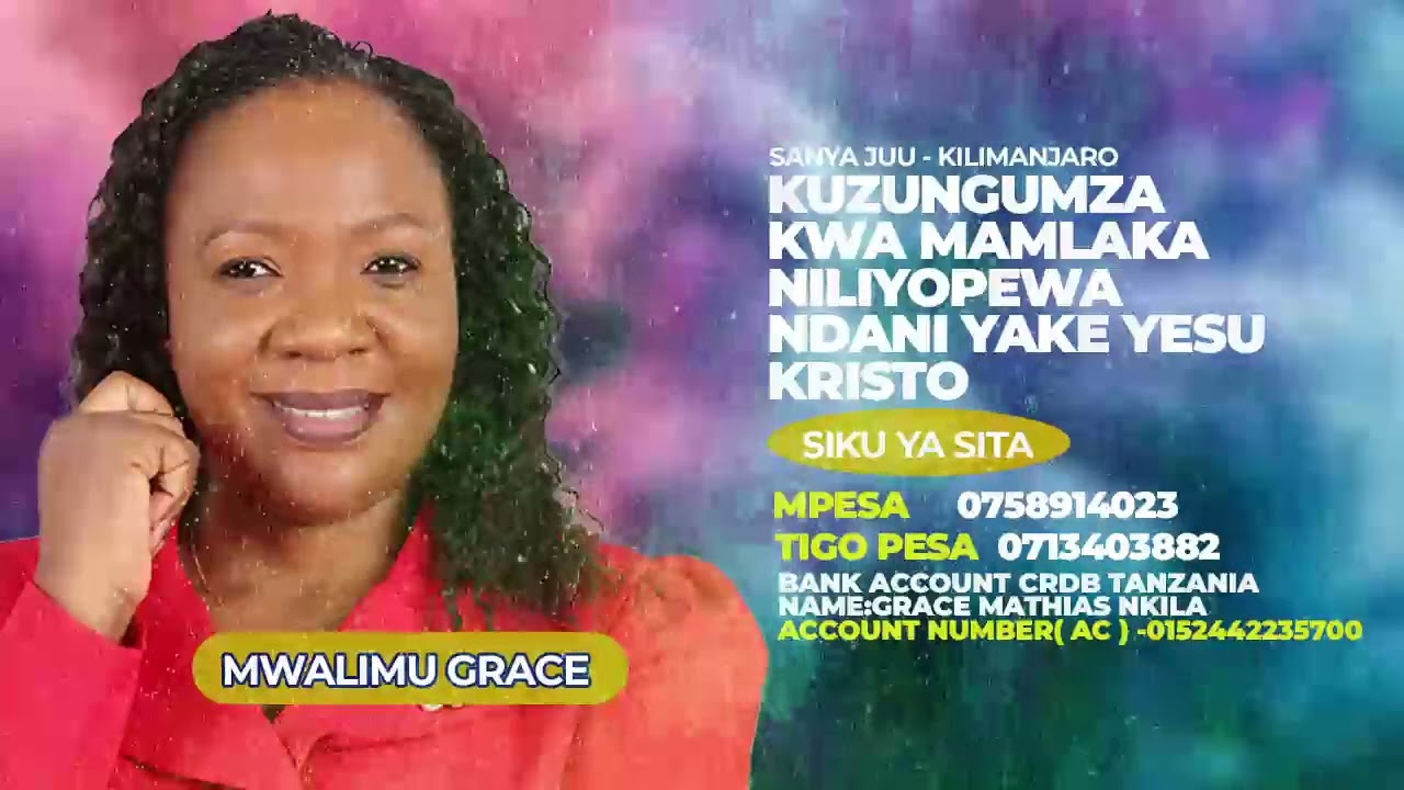 KUZUNGUMZA KWA MAMLAKA NILIYOPEWA NDANI YAKE YESU KRISTO ( SEHEMU YA SITA )