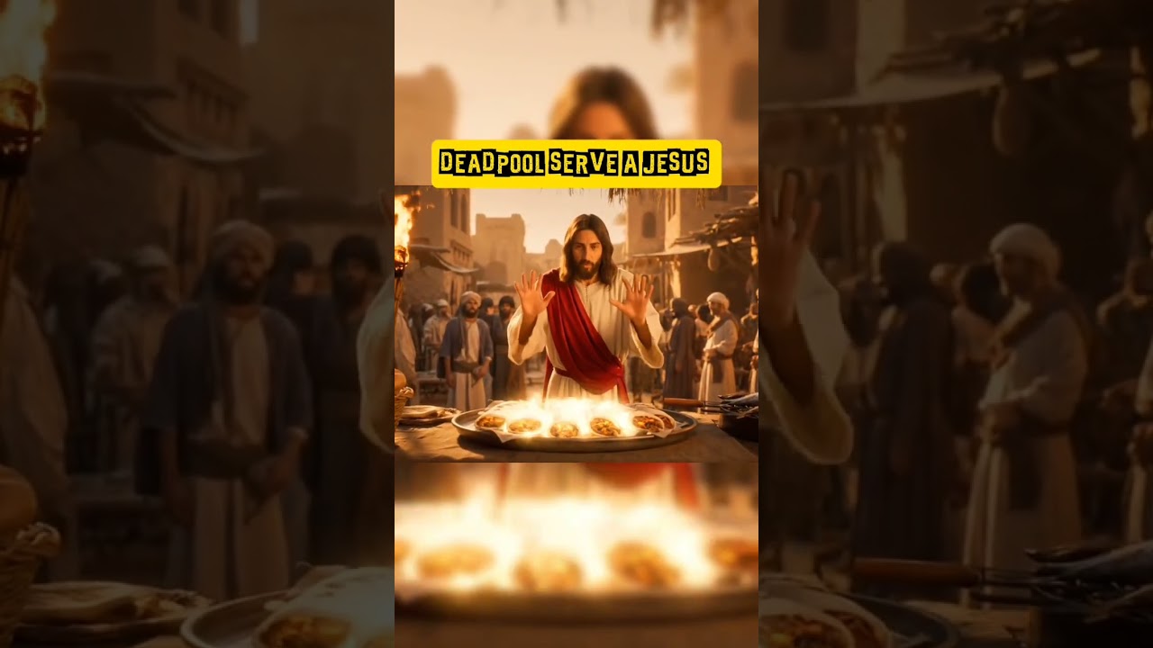 Deadpool serve a Jesus #digital #filmes #marvel #inteligenciaartificial #series