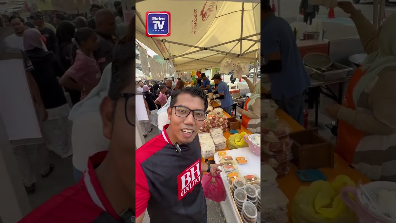 Berbuka di tepi tasik, berlatar belakang matahari terbenam!