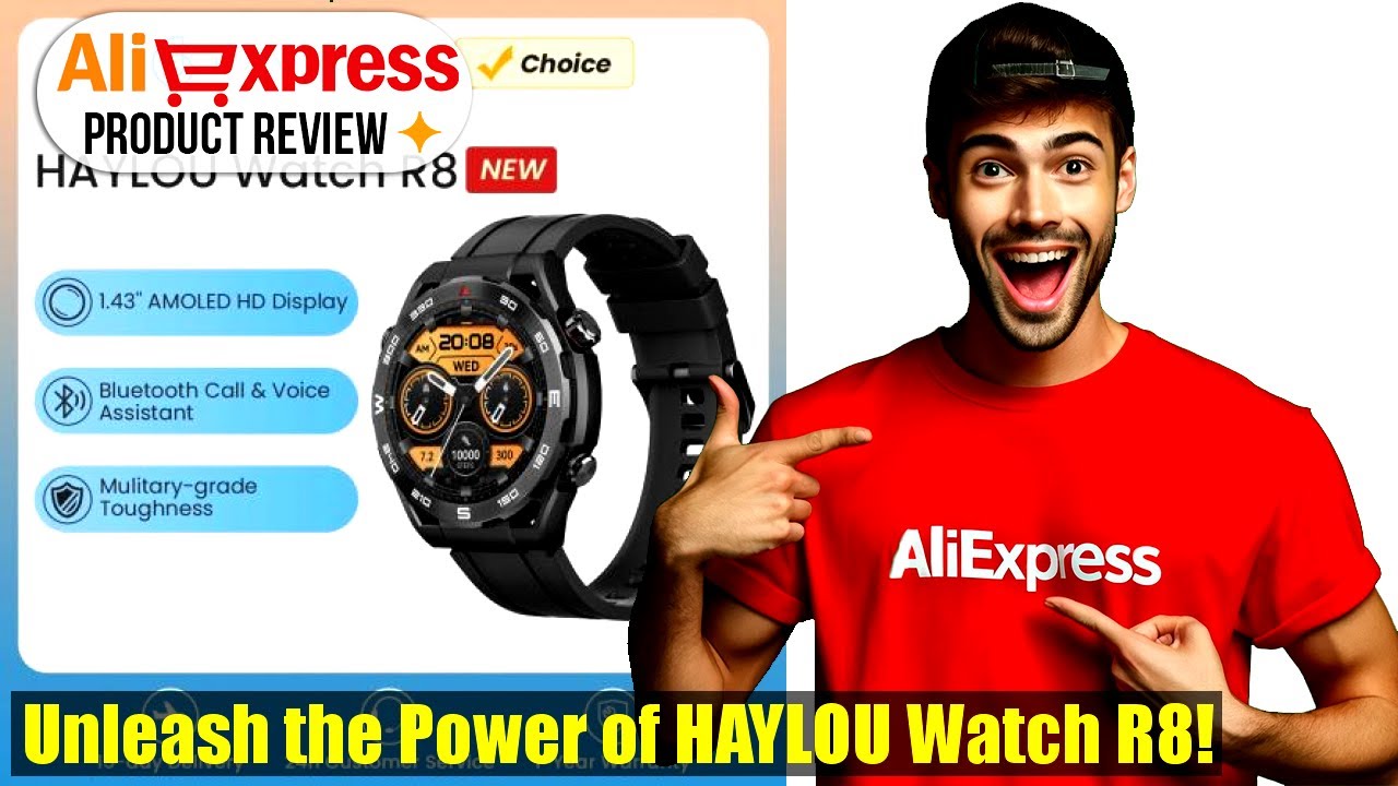 Must-See! HAYLOU Watch R8 Smartwatch Review: The Ultimate Military-Grade Toughness Smartwatch