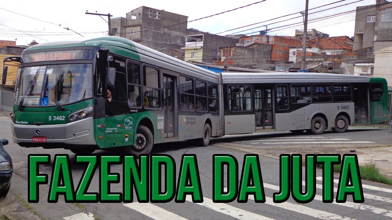 Superarticulados em Ruas Estreitas da Fazenda da Juta