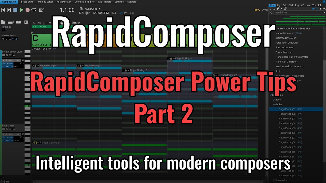 Полезные советы по RapidComposer, часть 2 — советы и приемы, которые вы, возможно, пропустили #ав...