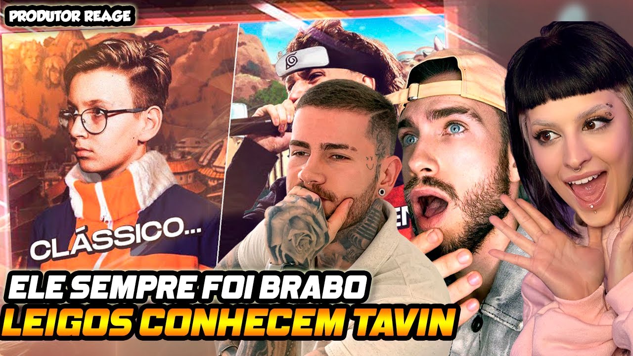 (ELA AMOU KKK) LEIGOS REAGEM TAVIN, o NARUTO das BATALHAS DE RIMA!! 🍥