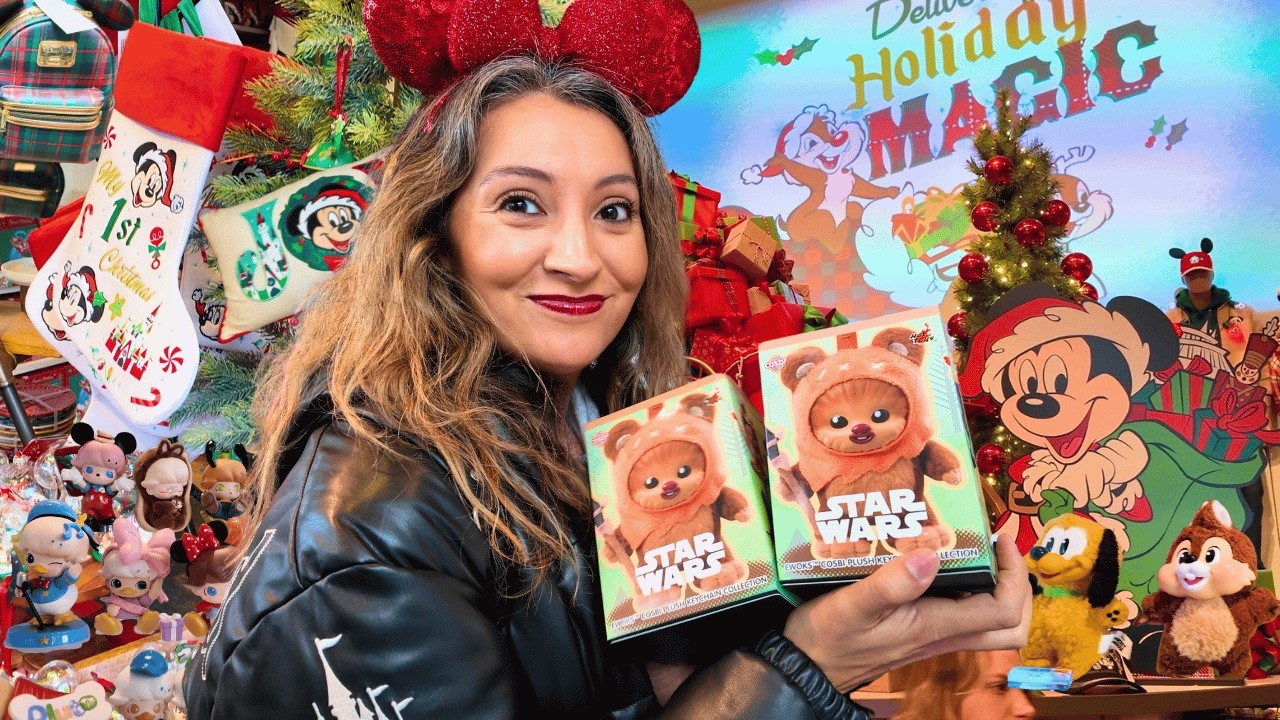 Downtown Disney Holiday Merch Tour 2025 | New Ornaments, Blind Boxes & Exclusive Ewok Set