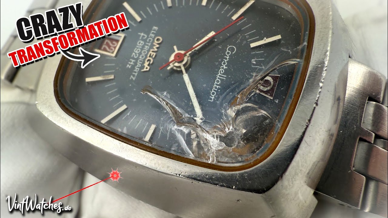 Intense Restoration of an Iconic 1970s Omega Beta 21 Constellation - Crazy Transformation - ASMR