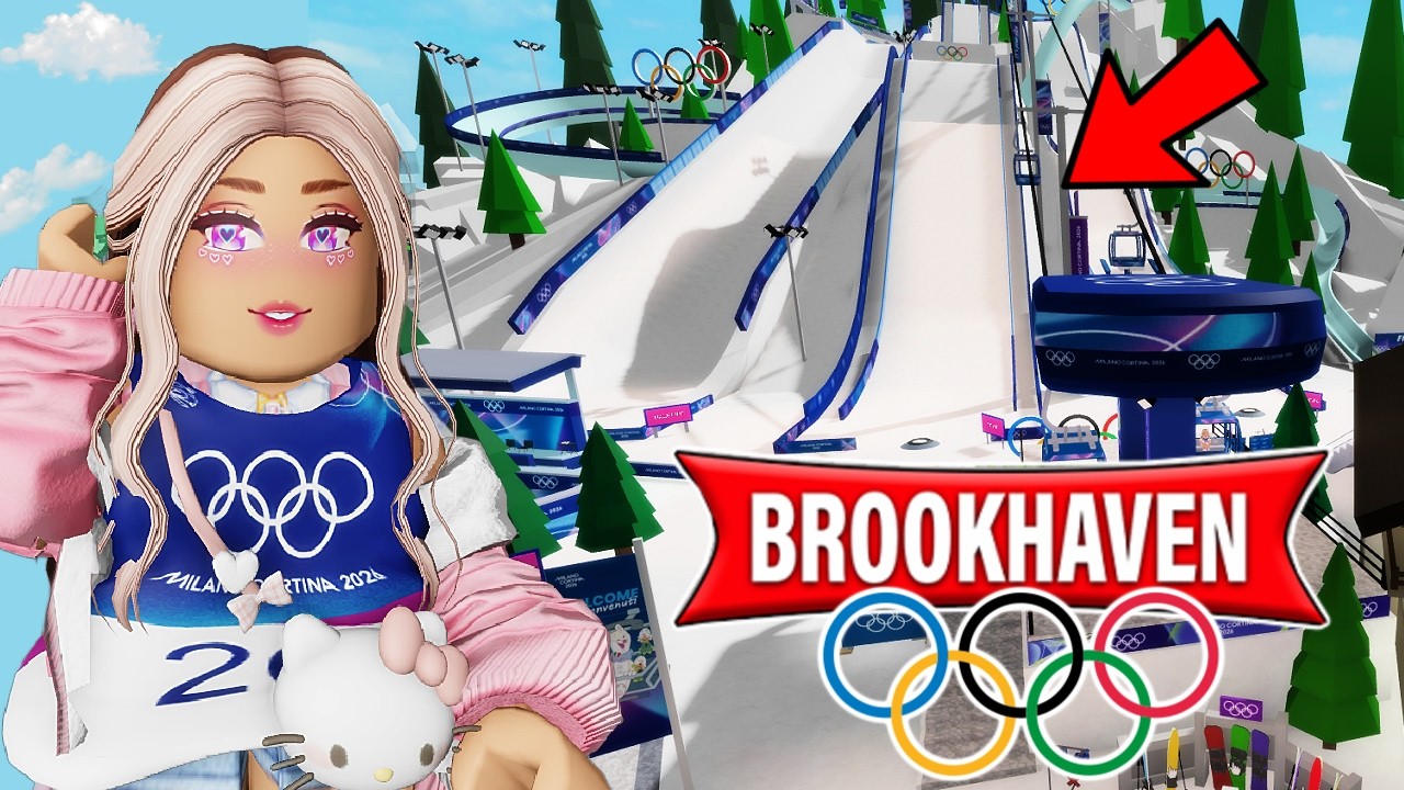 die OLYMPISCHEN SPIELE 2️⃣0️⃣2️⃣6️⃣ in BROOKHAVEN 🏡 Roblox