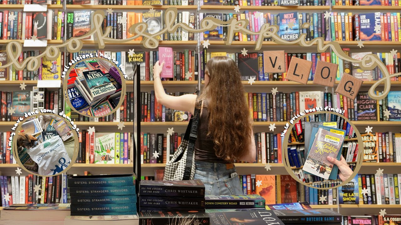 let&rsquo;s go book shopping together🌼 cool finds + a book haul!