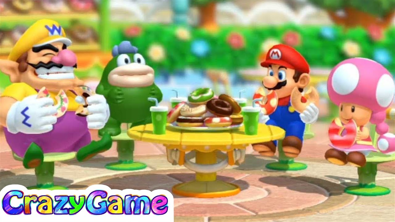Mario Party 10 Coin Challenge - Mario vs Wario vs Toadette vs Spike Gameplay (2 Player)