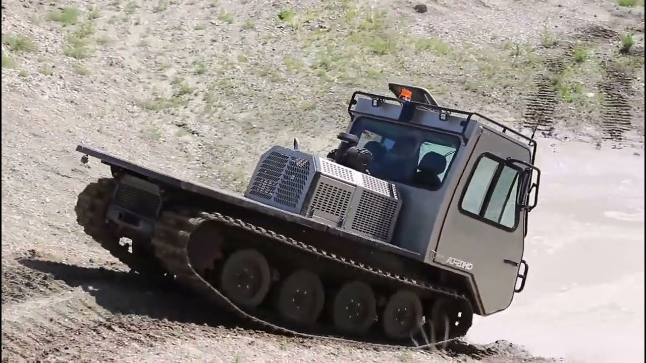 ALLTRACK AT-20HD tracked vehicle field test