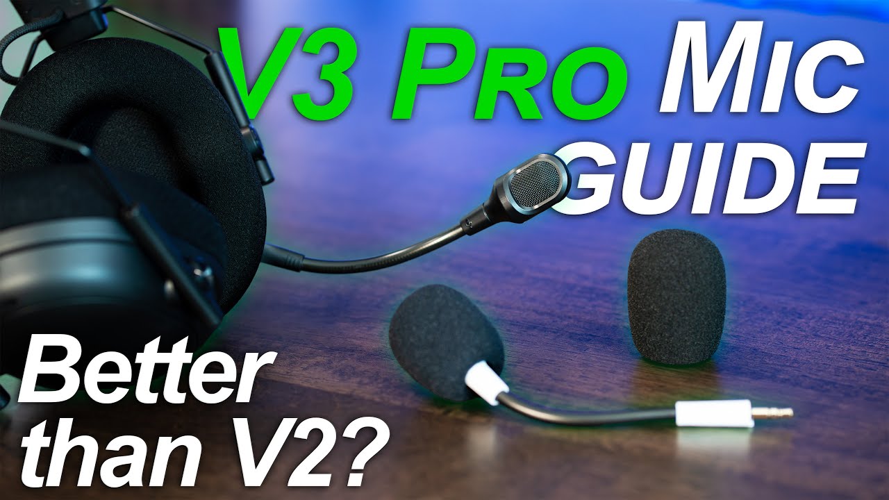 Razer BlackShark V3 Pro Mic Tuning Guide - Settings Can Transform This Mic!