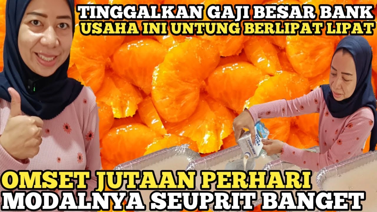 IBU HEBAT ! TINGGALKAN GAJI BESAR BANK USAHA INI CUMA MODAL KECIL OMSET JUTAAN ! IDE BISNIS RUMAHAN