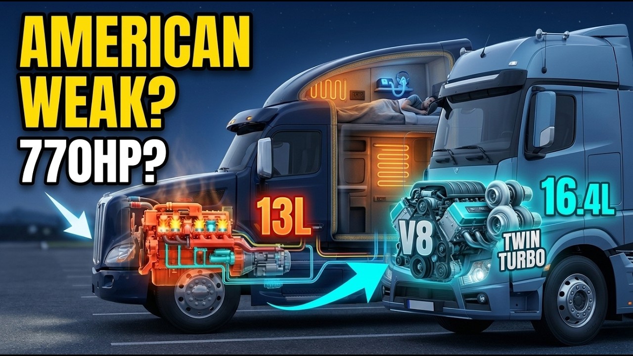 The REAL Reason American Trucks Will Never Have 770HP Like Europe