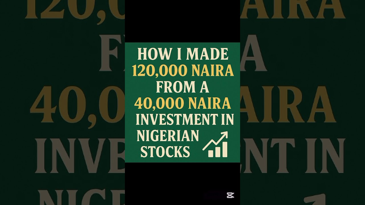 Invest in the stocks of Nigerian Companies and watch your money grow massively in 3-4 months!