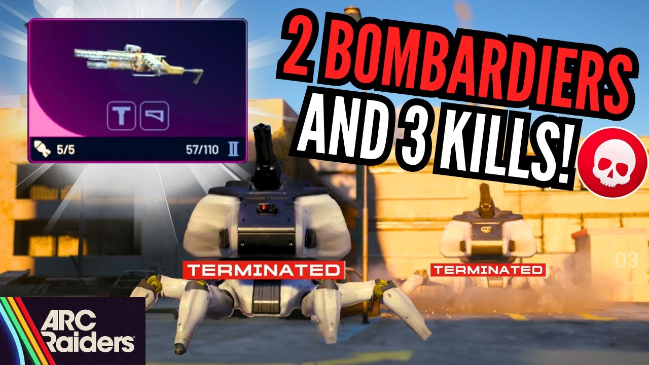 I Found a HULLCRACKER MID-GAME and KILLED 2 BOMBARDIERS while PUSHING! -Arc Raiders