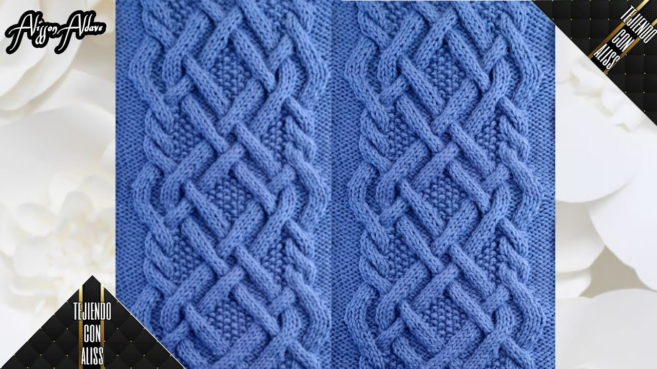 #258 - TEJIDO A DOS AGUJAS / knitting patterns / Alisson Aldave