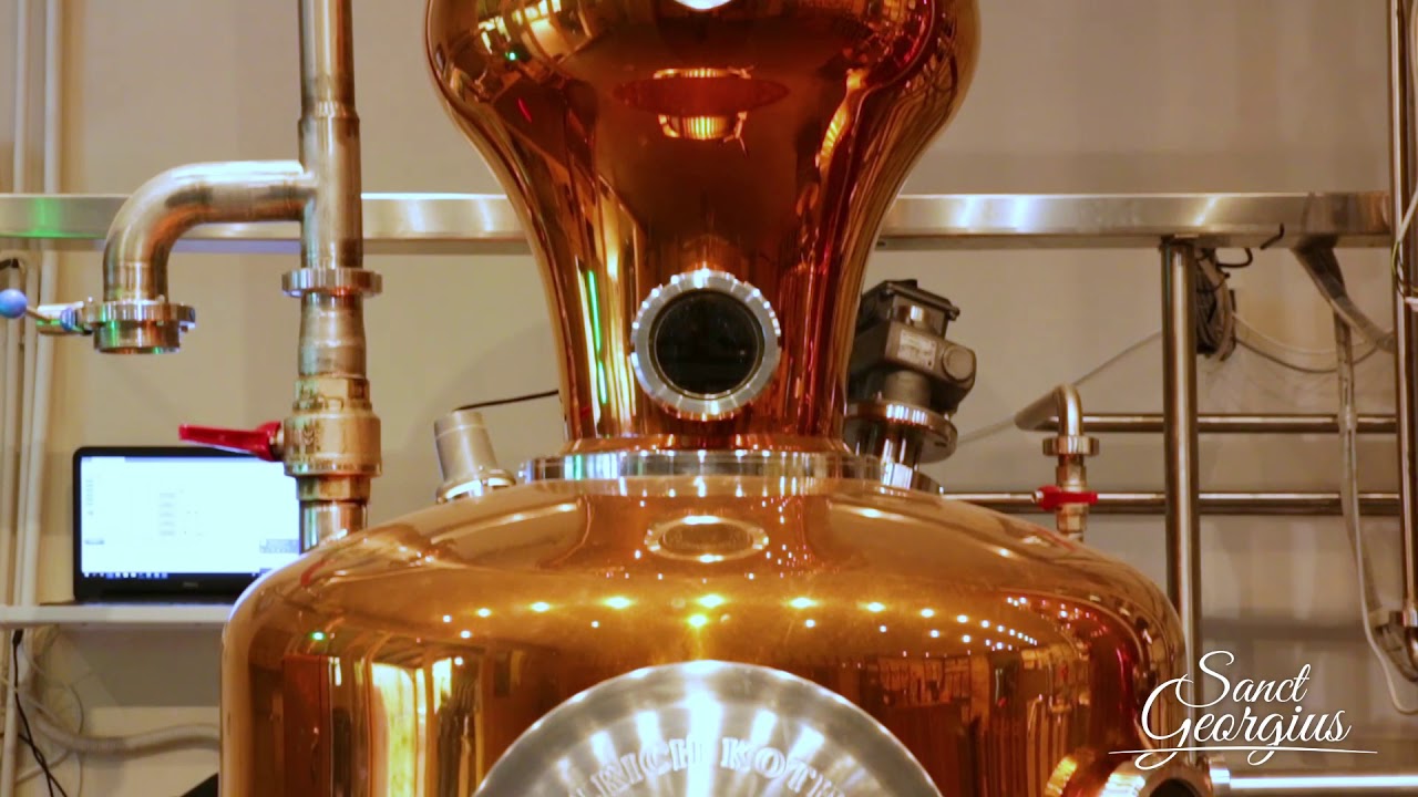 Procesul de distilare al pălincii de pere Williams - Sanct Georgius
