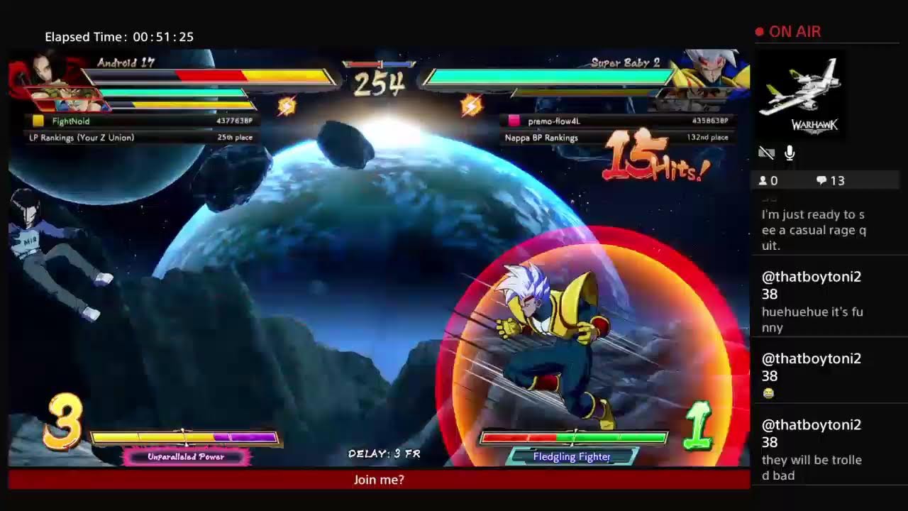 FightNoid  scheduled 7pm dragon ball fighterz online low ranked test
